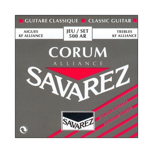 фото Набор карбоновых струн для классической гитары savarez 500ar alliance corum, нормальное натяжение, 24-43