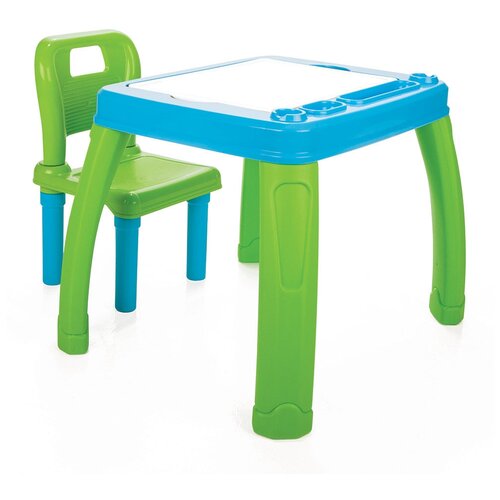фото Набор pilsan столик со стульчиком blue/зелено-голубой
