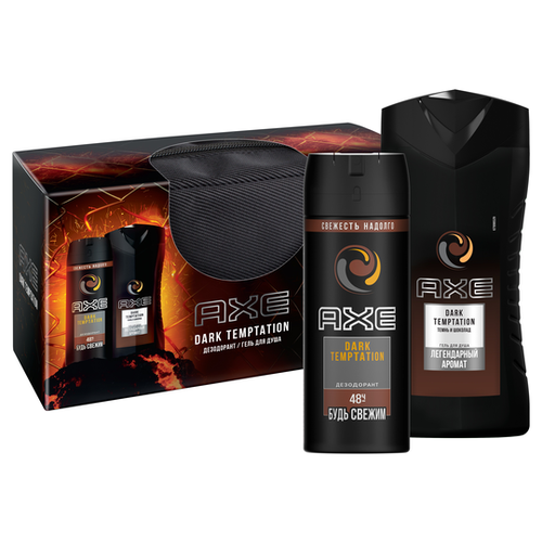 фото Набор axe dark temtation подарочный
