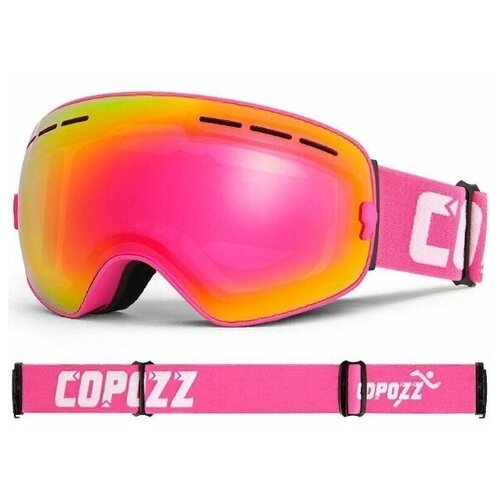 фото Маска горнолыжная детская copozz gog-243 pink lens