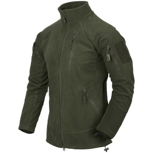 фото Флисовая куртка helikon-tex alpha tactical grid fleece jacket, olive green, l