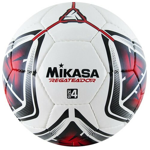 фото Футбольный мяч mikasa regateador белый/красный/черный 4
