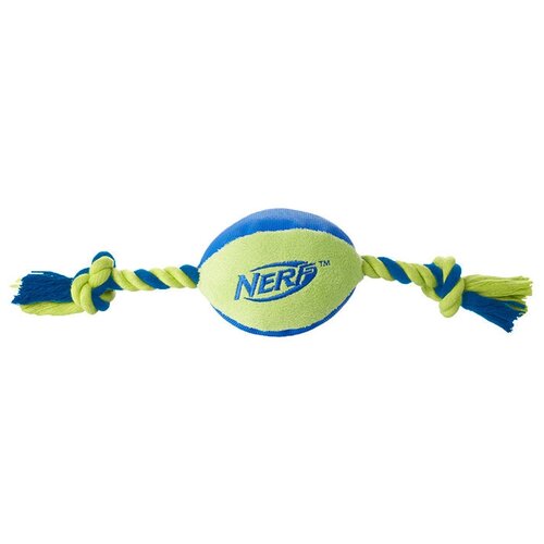 фото Nerf мяч плюшевый с веревками, 37,5 см