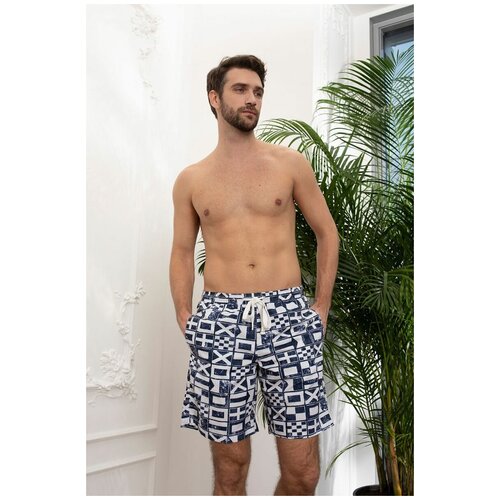 фото Laete летние мужские пляжные шорты, синий, xl