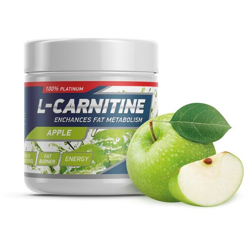 фото Geneticlab nutrition l-карнитин, 150 гр., яблоко