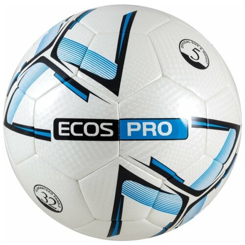 фото Мяч футбольный ecos pro hybrid neon, размер 5