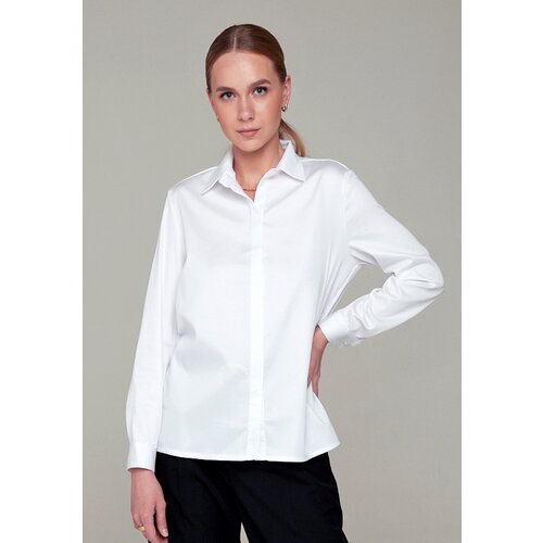 фото Рубашка irina egorova, размер 40, белый