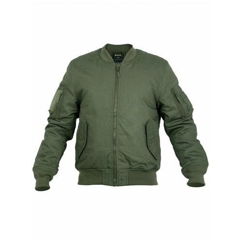 фото Куртка пилот мужская утепленная (бомбер), gongtex tactical ripstop jacket, осень-зима, цвет олива (olive)-m