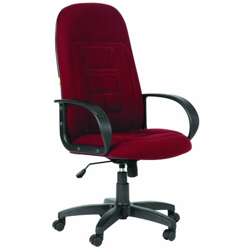 фото Компьютерное кресло chairman 727 для руководителя, обивка: текстиль, цвет: 10-128 серый