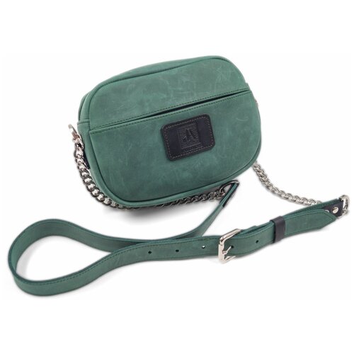 фото Женская сумка кроссбоди j.audmorr, abbey emerald, натуральная кожа, ручная работа j. audmorr