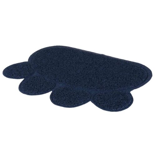 фото Trixie коврик под туалет в форме лапы, пвх, 60 ? 45 см, тёмно-синий 40383, 0,646 кг, 50703 (2 шт) yandex market