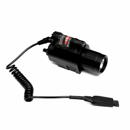 фото Фонарь подствольный "страйк", с лазером no name