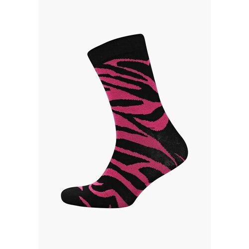 фото Носки big bang socks, размер 35-39, черный, розовый
