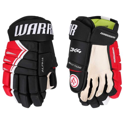 фото Защита запястий warrior alpha dx4 gloves (11 дюйм.), черный/белый