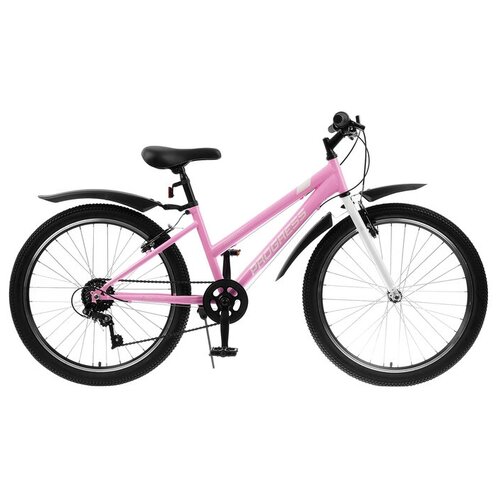 фото Велосипед 24" progress ingrid low, цвет розовый/белый, размер 13" нет бренда