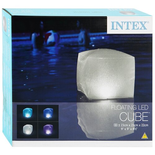 фото Intex светодиодная лампа надувной куб 28694e