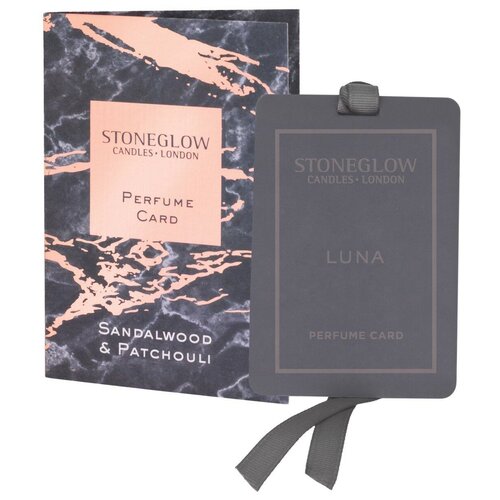 фото Stoneglow картонная подвеска sandalwood & patchouli 1 шт.