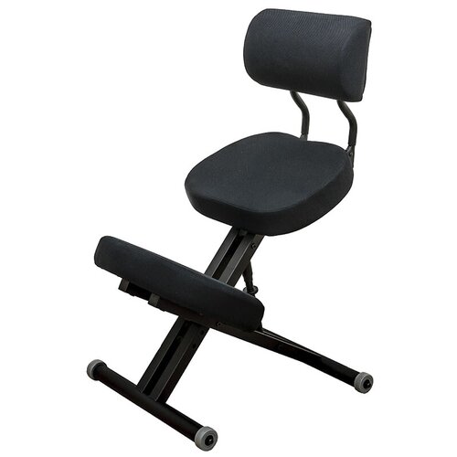 фото Коленный стул smartstool km01bм, металл/текстиль, цвет: черный