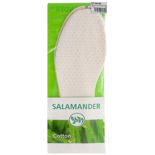 фото Стельки для обуви salamander cotton бежевый 36-46