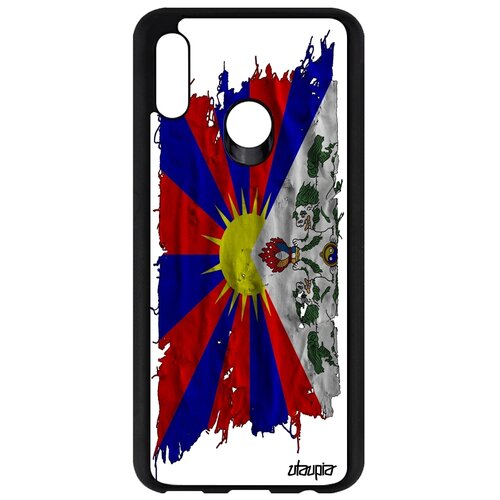 фото Чехол на смартфон honor 10 lite, "флаг тибета на ткани" государственный страна utaupia