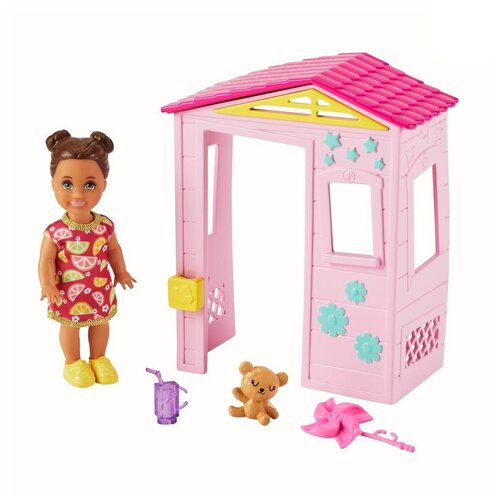 фото Игровой набор барби игра с малышом mattel 6930383 . barbie