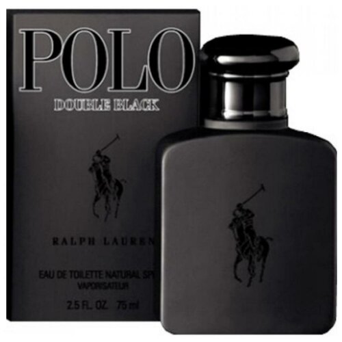 фото Ralph lauren мужская парфюмерия ralph lauren polo double black (ральф лорен поло дабл блэк) 75 мл