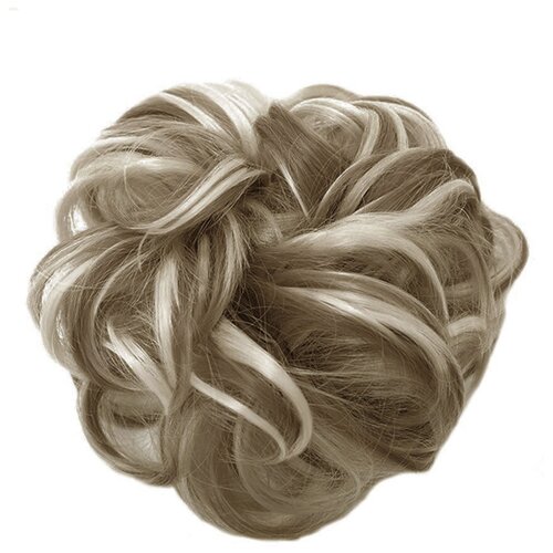 фото Шиньон-резинка из искусственных волос молочный my beauty hair