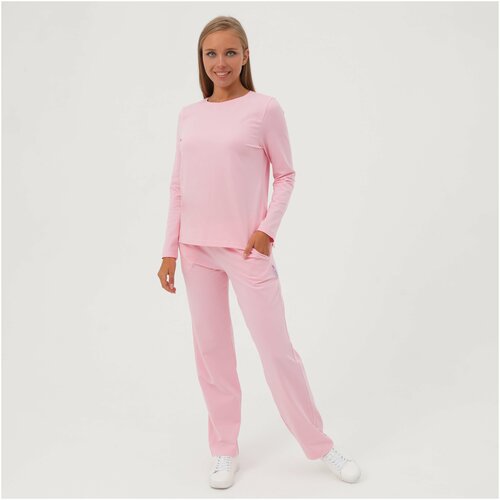 фото Розовая женская пижама со штанами «альба и гриша» на размер xl (50) кофтёныши