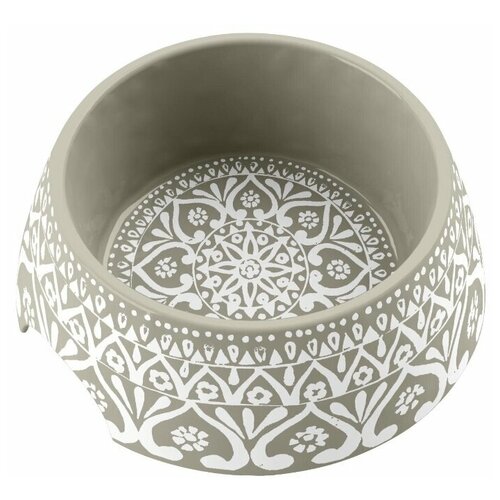 фото Миска tarhong boho medallion medium pet bowl 590 мл taupe