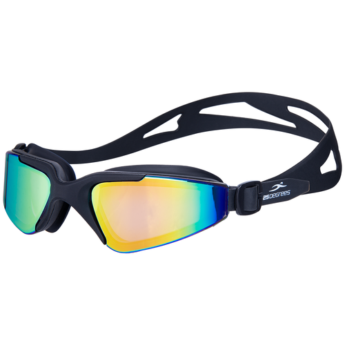 фото Очки для плавания prisma mirrored black, подростковые, ут-00017341 25degrees