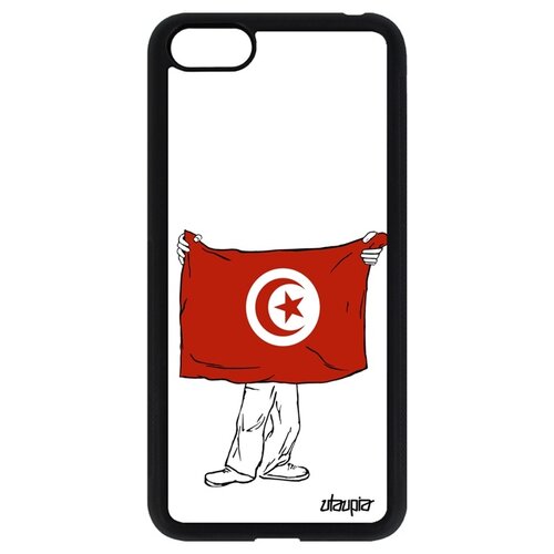 фото Чехол для мобильного huawei y5 2018, "флаг туниса с руками" путешествие государственный utaupia