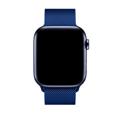 фото Jolly|металлический ремешок для apple watch 3 / 4 / 5 / 6 / se миланская петля 38/40 mm / milanese loop (браслет для часов эппл вотч 38/40 мм), черный