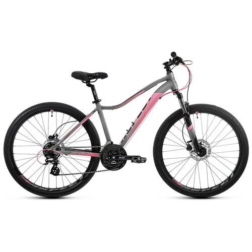 фото Горный (mtb) велосипед aspect oasis hd (2021) серый/розовый 18" (требует финальной сборки)