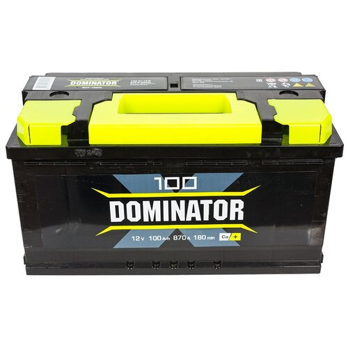 фото Аккумулятор dominator 6ст-100vlr 870a