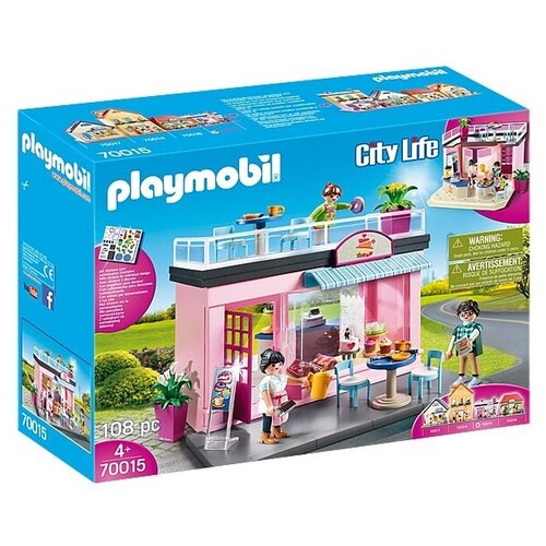 фото Набор с элементами конструктора playmobil city life 70015 мое любимое кафе