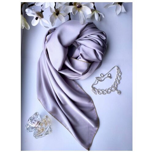 фото Платок, sergio valentini, шёлковый платок, цвет: лавандовый, 90 х 90 см