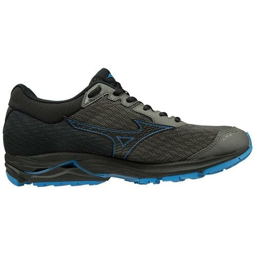 фото Беговые кроссовки mizuno wave rider gtx (w) gunmetak/black (uk:8)