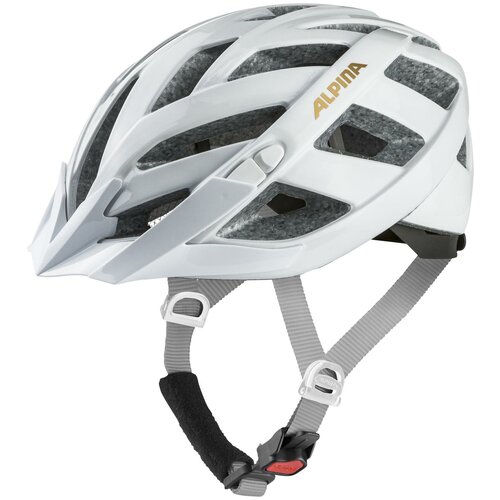 фото Велошлем alpina panoma classic white/prosecco gloss, размер шлема 52-57