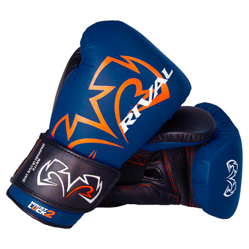 фото Боксерские перчатки rival rs11v evolution sparring blue (16 унций)