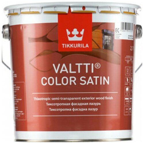 фото Антисептик tikkurila valtti color satin ec п/мат 2,7л