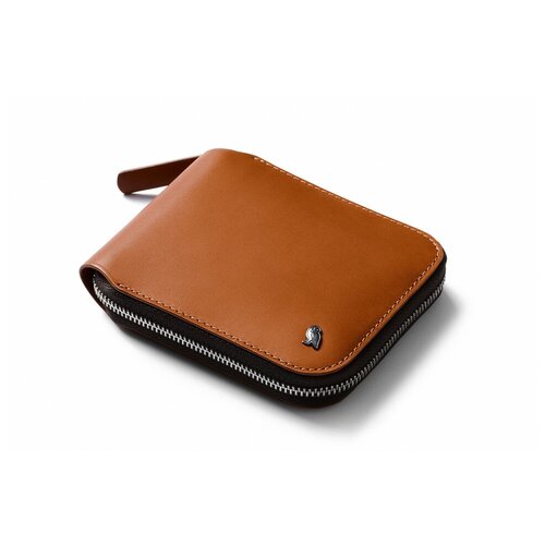 фото Кожаный кошелек bellroy zip wallet (коричневый)