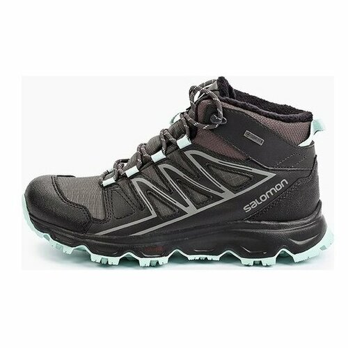 фото Полуботинки salomon cruzano 3 mid gtx, демисезон/зима, мембранные, утепленные, размер uk 5; eur 38; usa 5,5; 23,5 см (примерно на российский 36,5*), голубой, серый