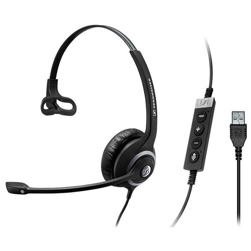 фото Компьютерная гарнитура sennheiser sc 230 usb ms ii черный/серый