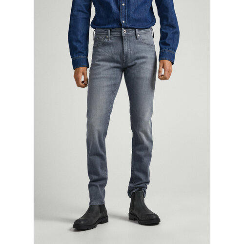 фото Джинсы pepe jeans, размер 36/32, серый