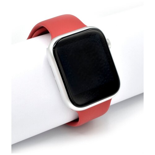 фото Ремешок (силиконовый) innovation для часов apple watch 42/44 красный