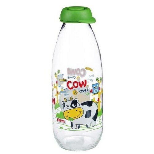 фото Herevin милки бутылка для молока 1000 мл,зеленая