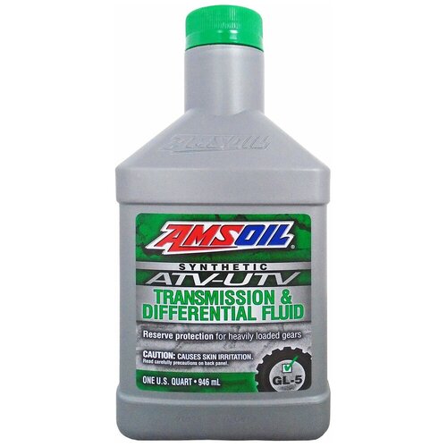 фото Трансмиссионное масло amsoil synthetic atv/utv transmission & differential fluid 0.9 л