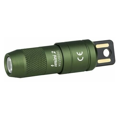 фото Наключный фонарь olight imini 2 od green, 21 метр, 50 люмен (комплект)