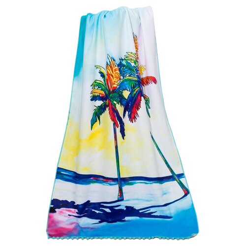 фото Этель полотенце закат банное 75х170 см разноцветный