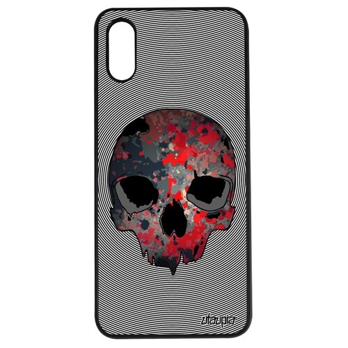 фото Противоударный чехол на телефон // xiaomi redmi 9a // "череп" дизайн skull, utaupia, цветной